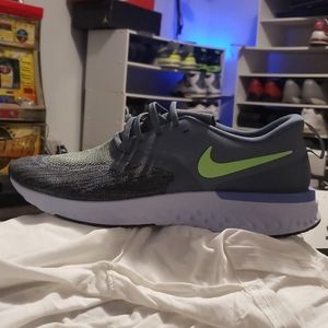 Nike React, mens size 13, gray in color, flawless like new
